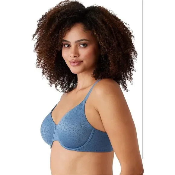 Wacoal NWT Women's Inside Job Underwire Bra Coronet Blue 36C